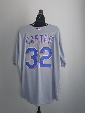 Evan Carter #32 Texas Rangers Away MLB Jersey